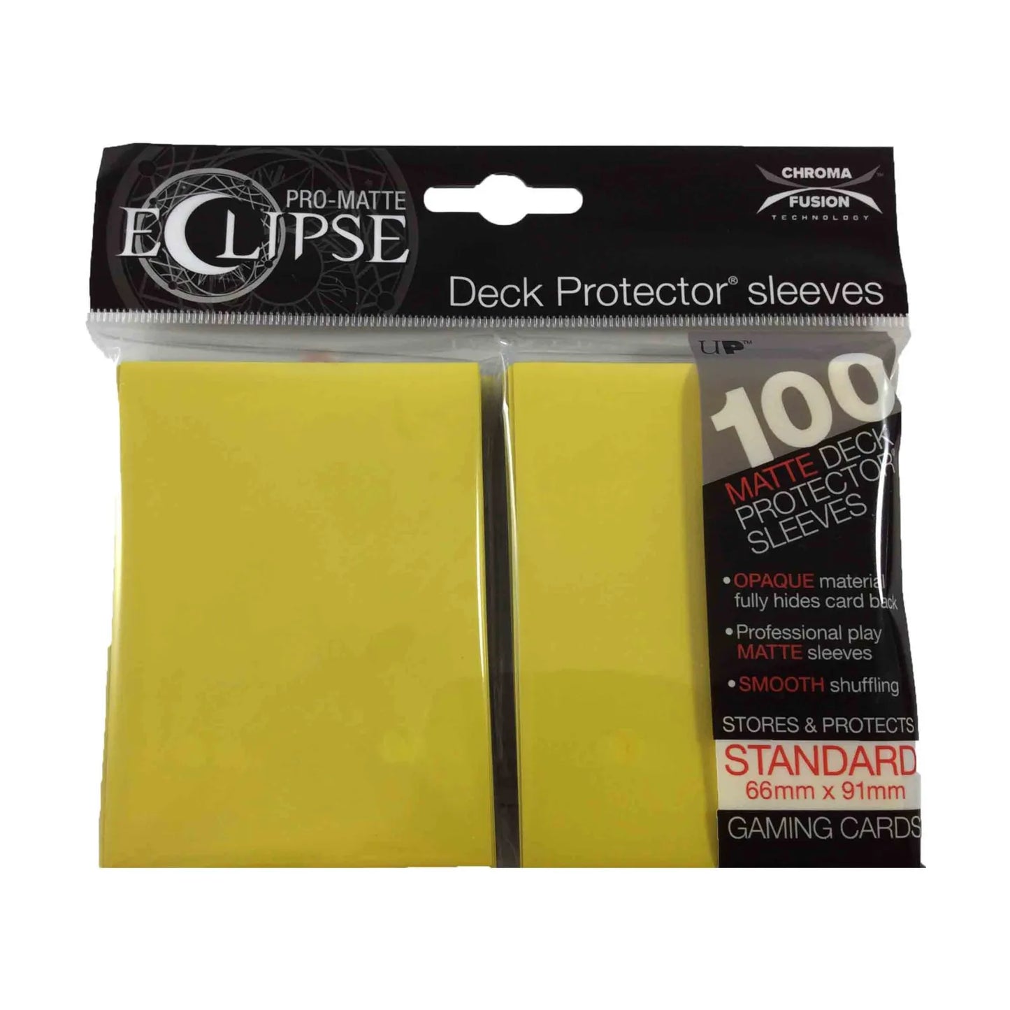 Eclipse Matte Standard Sleeves: Lemon Yellow (100)