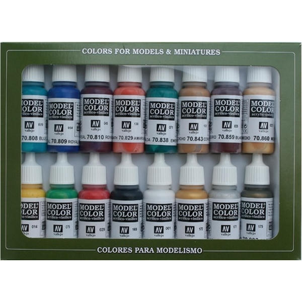 Vallejo - Model Color Medieval Colors Set | Modeling Acrylic Paints |