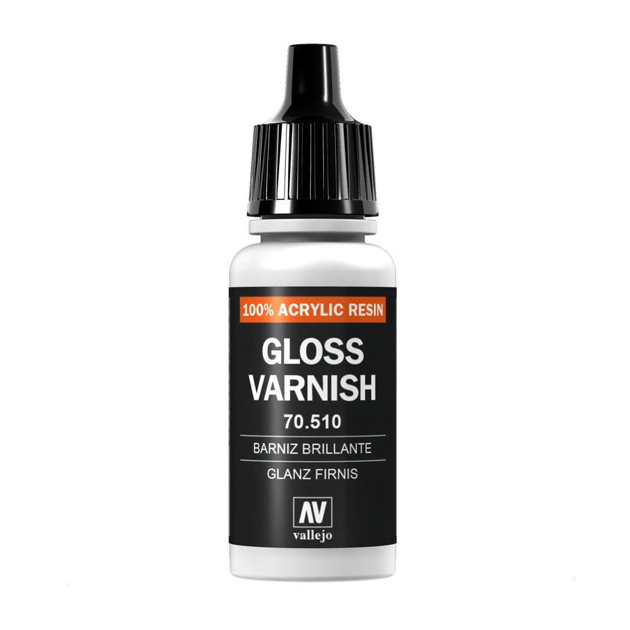 Image of Vallejo Acrylic Gloss Varnish Miniatures Paint 17ml VAL70510