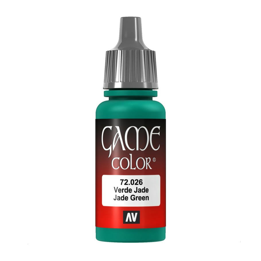 Image of Vallejo Jade Green Game Color Acrylic Miniatures Paint 17ml VAL72026