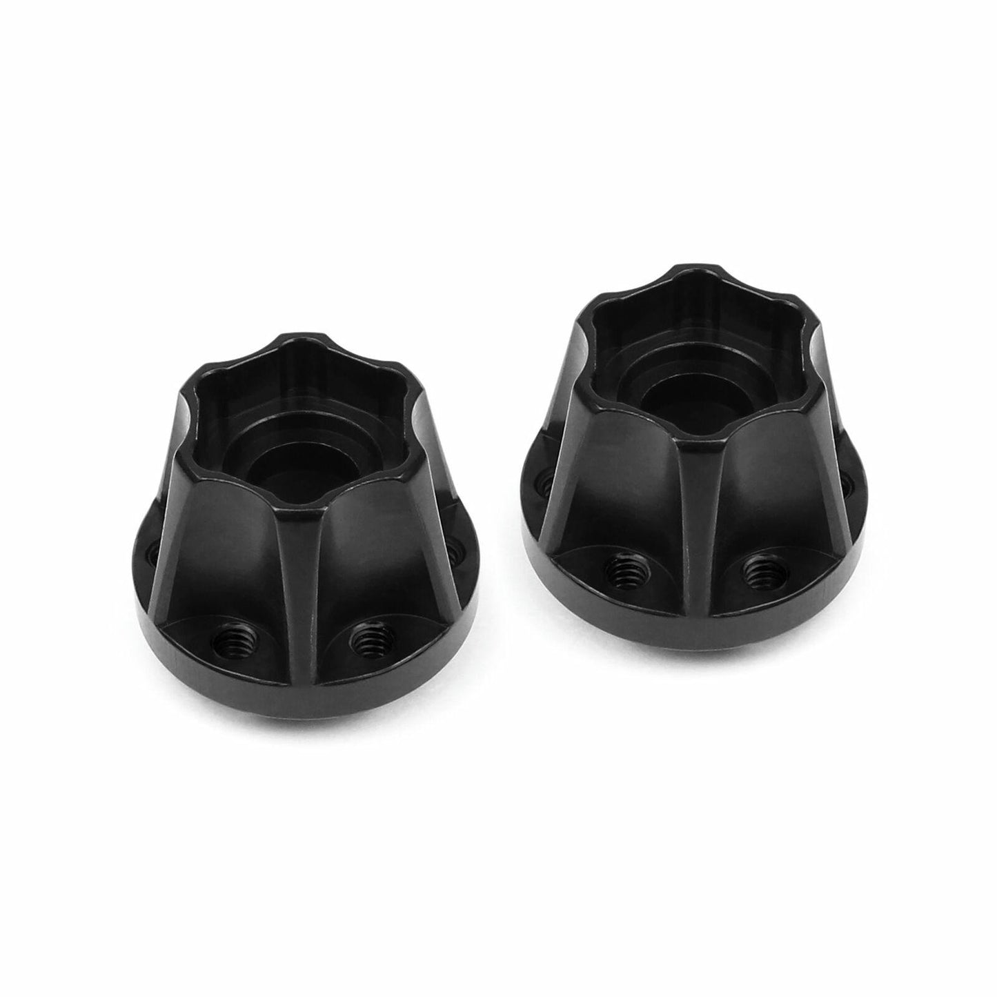 Image of Vanquish Products RC Rock Crawler SLW 600 Black Wheel Hub Set (2pcs) VPS07114