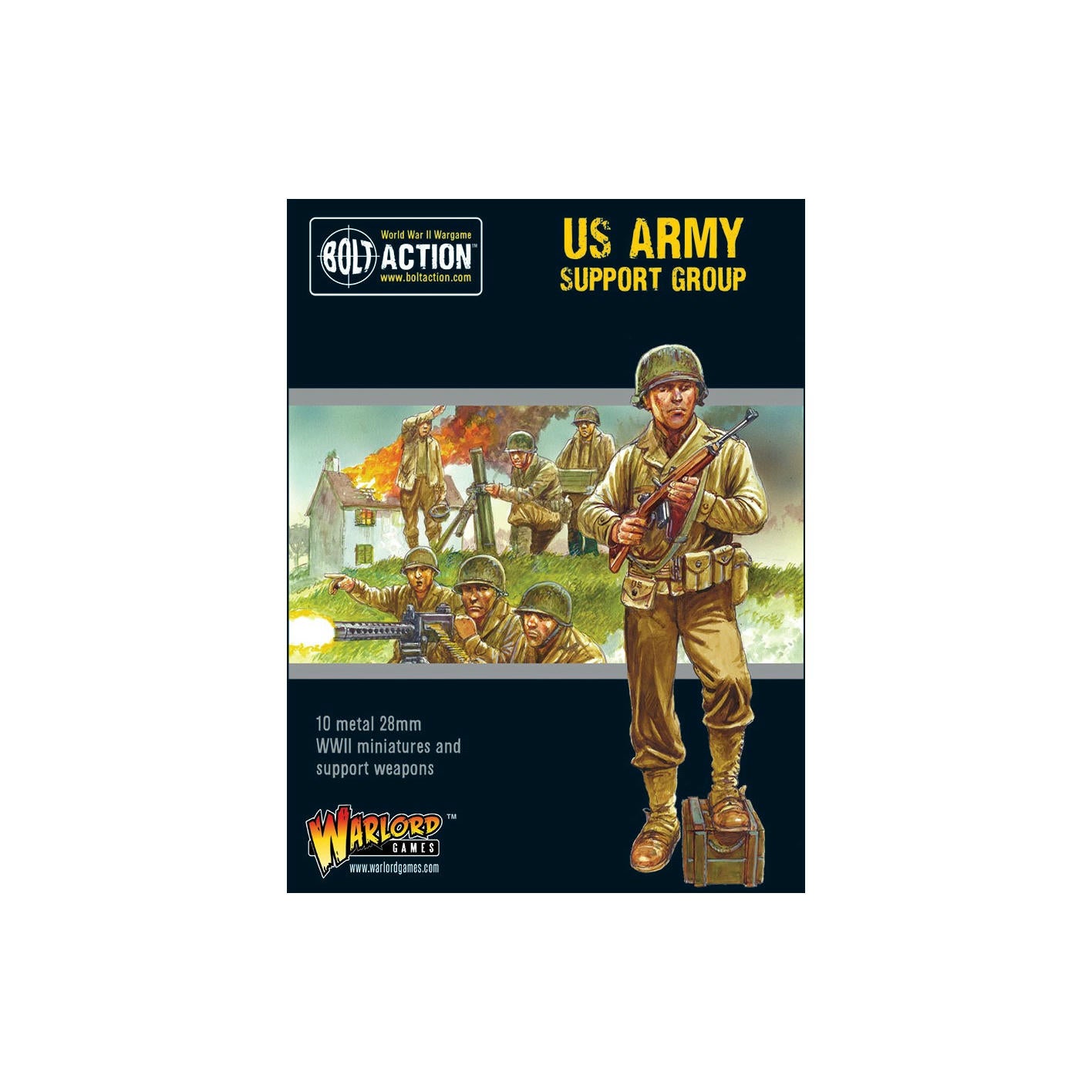 Image of Bolt Action Miniatures Game: U.S. Army Support Group WLG402213004