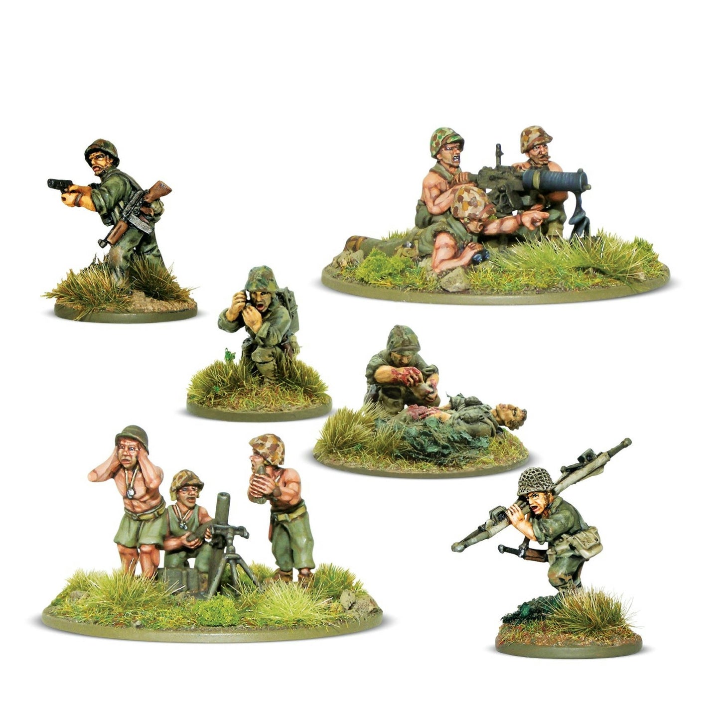 Image of Bolt Action Miniatures Game: U.S. Marine Corp Support Group WLG402213107