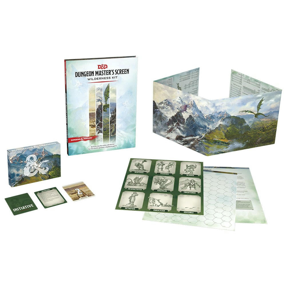 Image of Dungeons & Dragons D&D 5th Wilderness Dungeon Master's Screen/Kit Masters