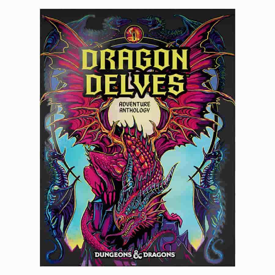 D&D Dragon Delves Hard Cover Alternate Art Cover