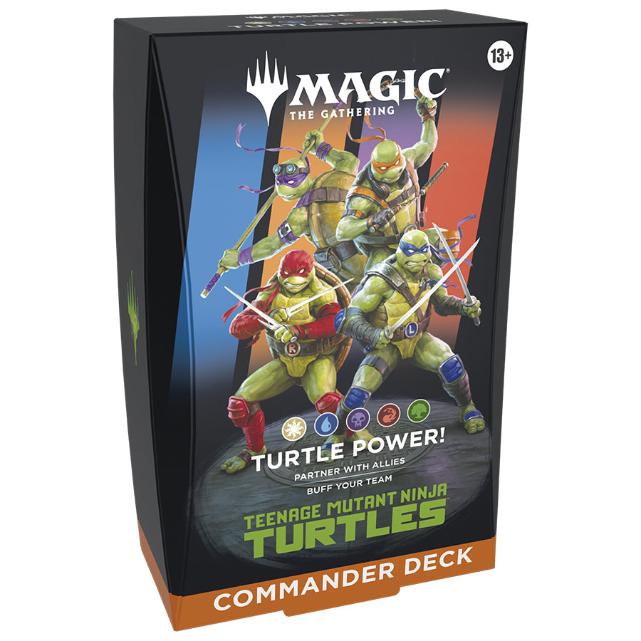 MTG TMT TEENAGE MUTANT NINJA TURTLES COMMANDER DECK (4CT)