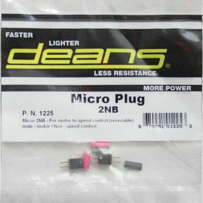 Image of Deans 2-Pin Micro Plugs (2NB) WSD1225