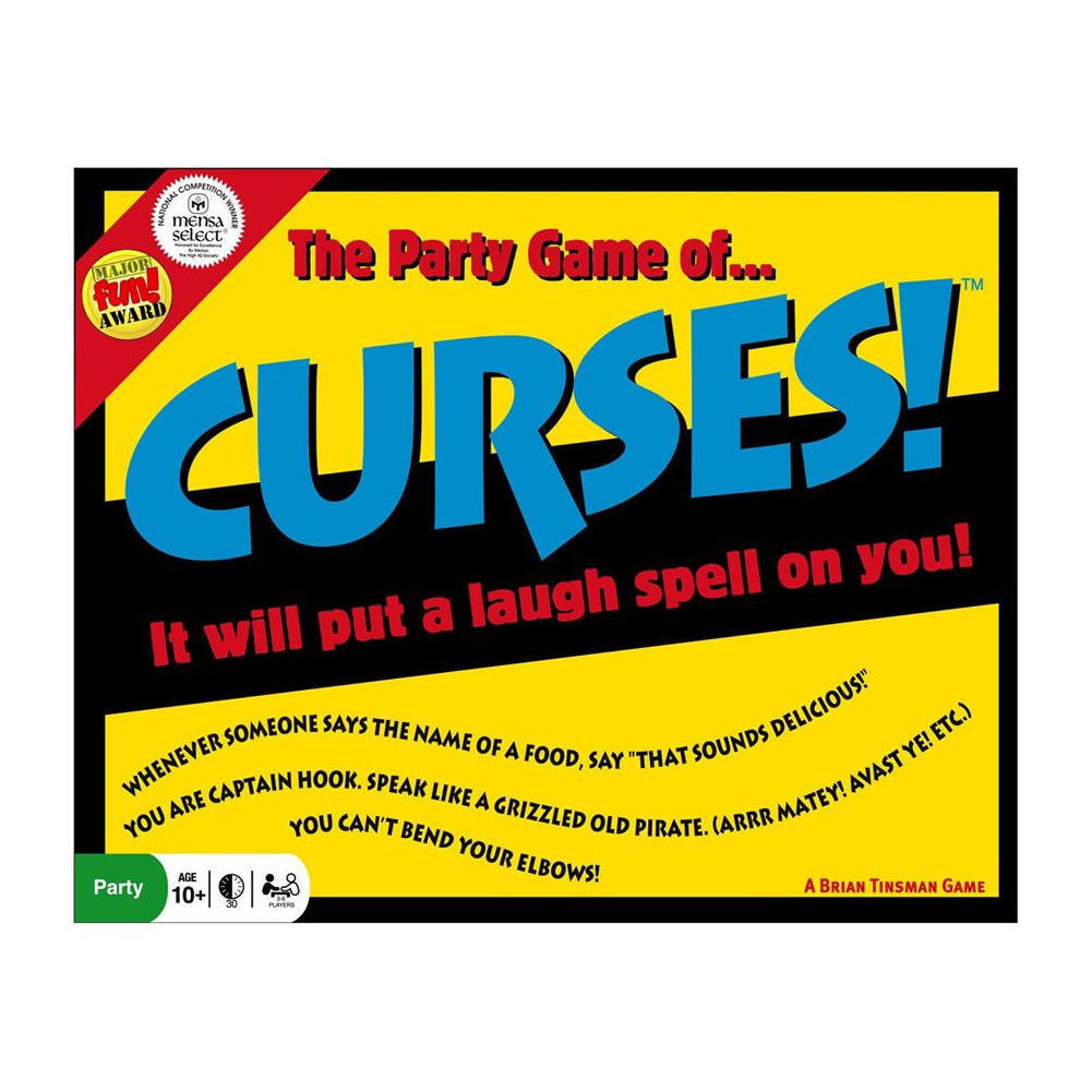 The Party Game of...Curses! Play All Day Games WWE10