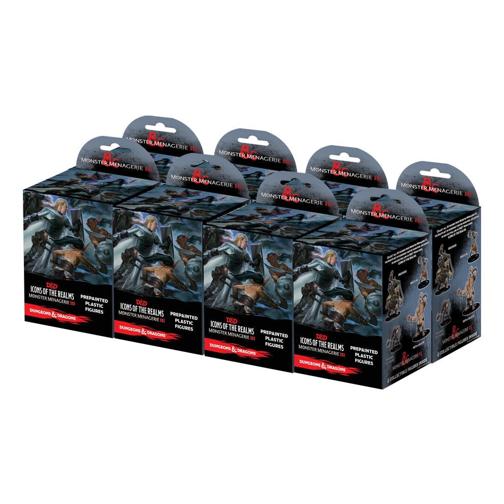 Dungeons & Dragons: Icons of the Realms Set 08 Monster Menagerie 3 Standard Booster Brick (8)