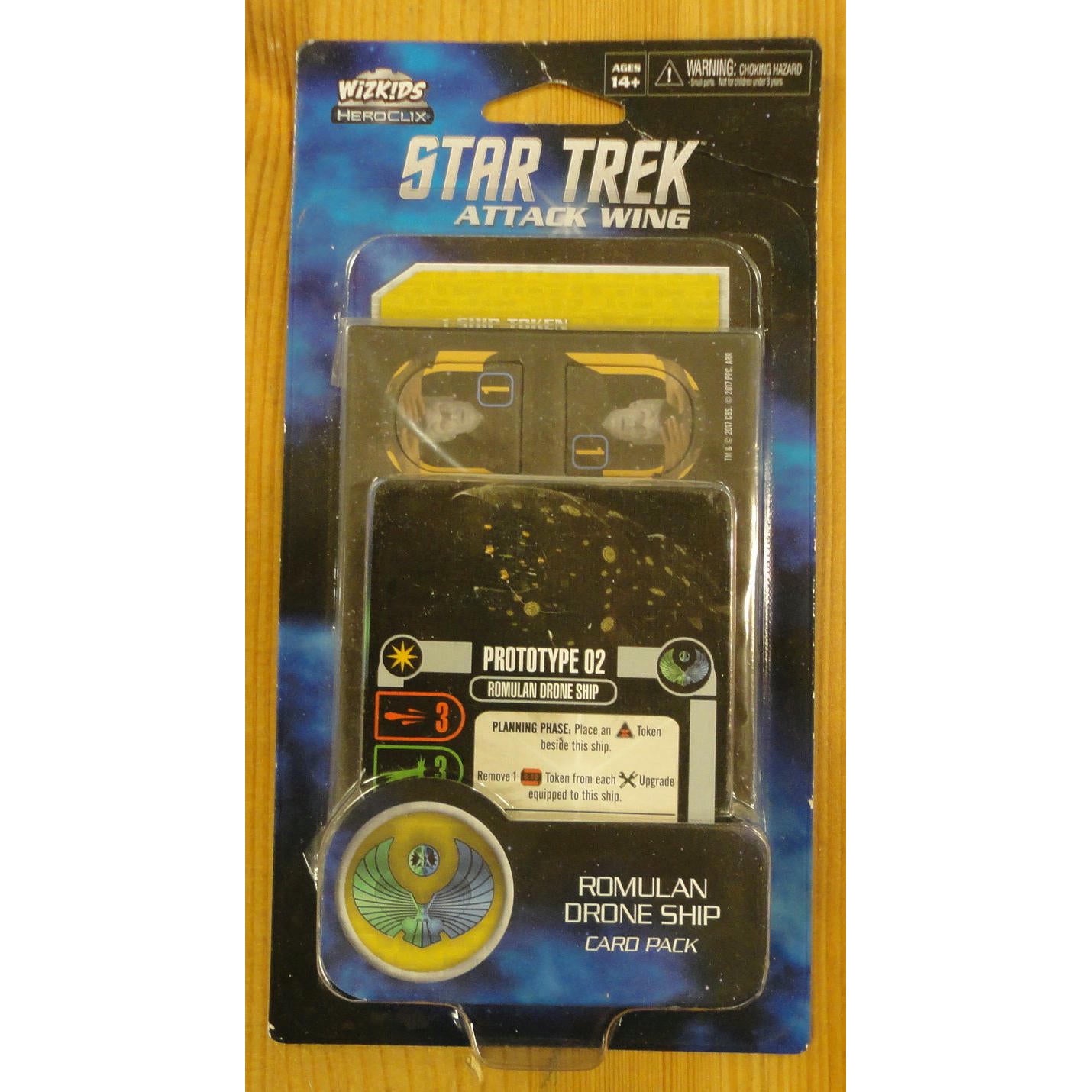 Image of Star Trek Attack Wing: Romulan Prototype 1 Drone Card Pack WZK72939
