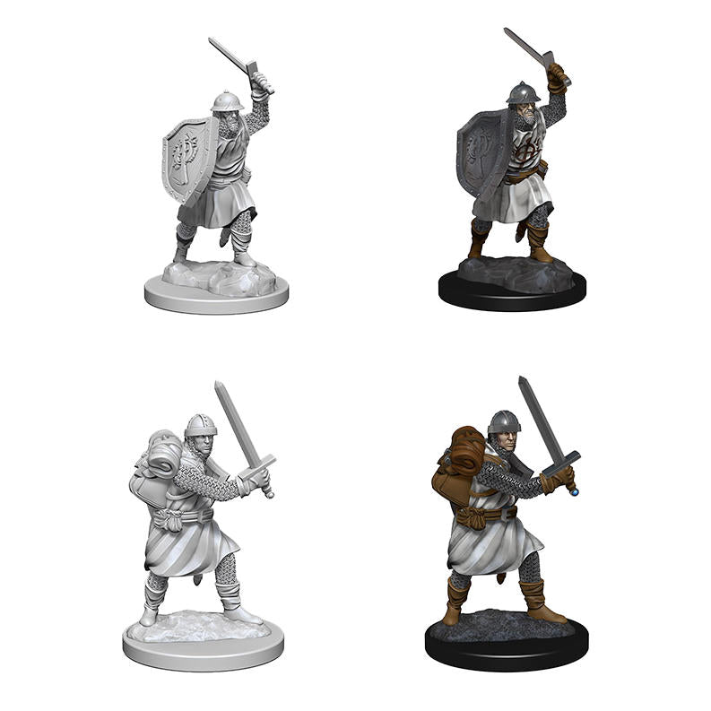 Dungeons & Dragon D&D Pathfinder Deep Cuts Miniatures: Infantrymen WZK73185