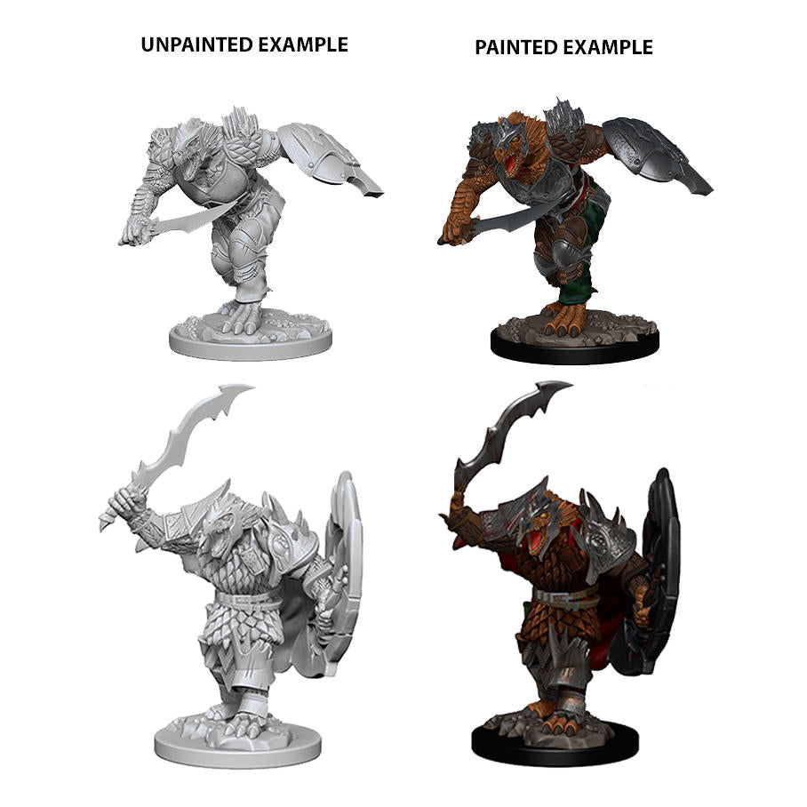 Dungeons & Dragons: Nolzur's Marvelous Unpainted Miniatures - W04 Dragonborn Male Fighter