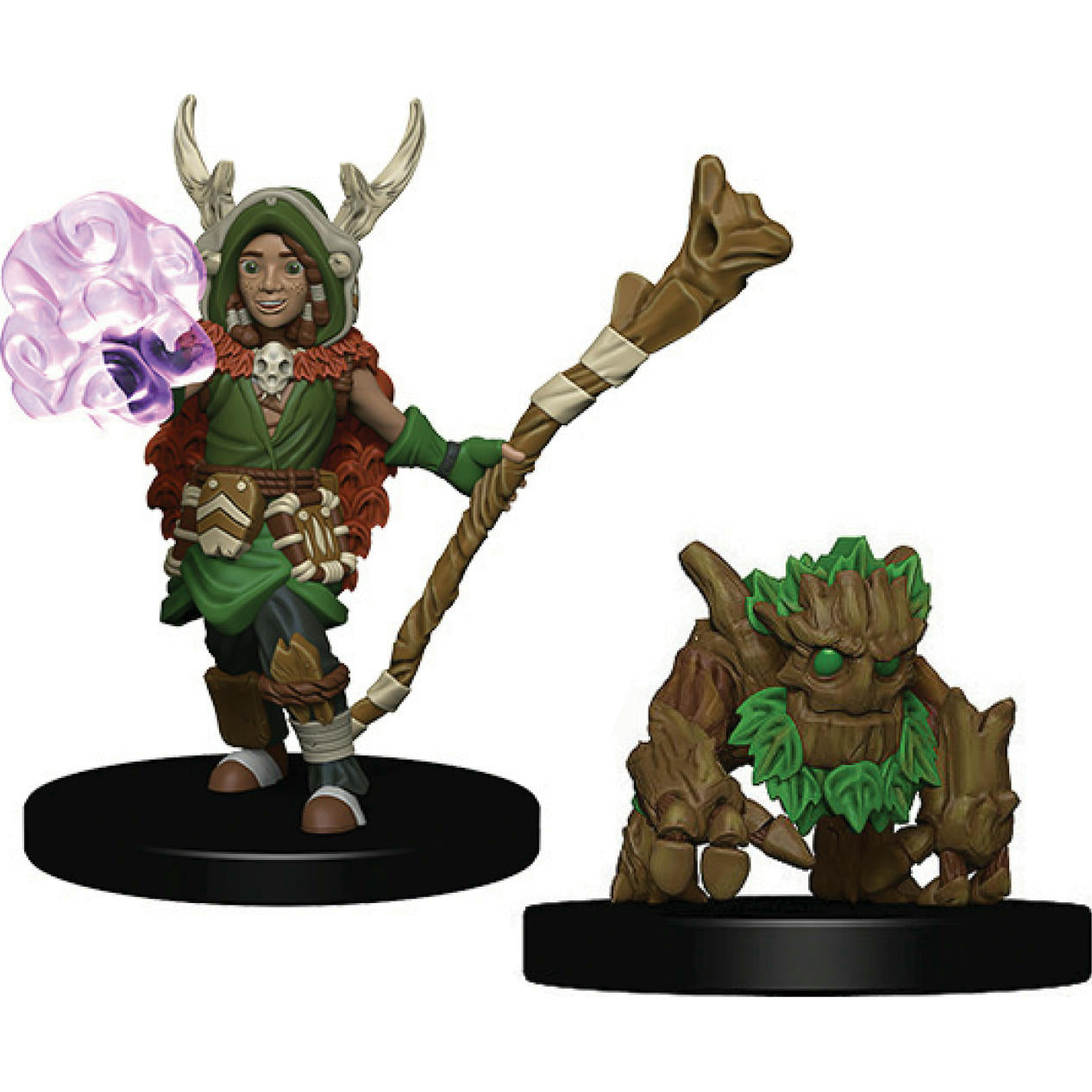 Image of Wardlings Boy Druid with Tree Companion Painted Fantasy Miniatures Set WZK73319