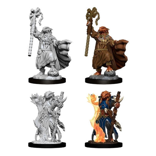 Dungeons & Dragons: Nolzur's Marvelous Unpainted Miniatures - W08 Dragonborn Female Sorcerer
