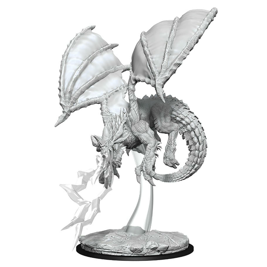 Image of Dungeons & Dragon D&D Nolzur's Fantasy Miniatures: Young Blue Dragon WZK73683