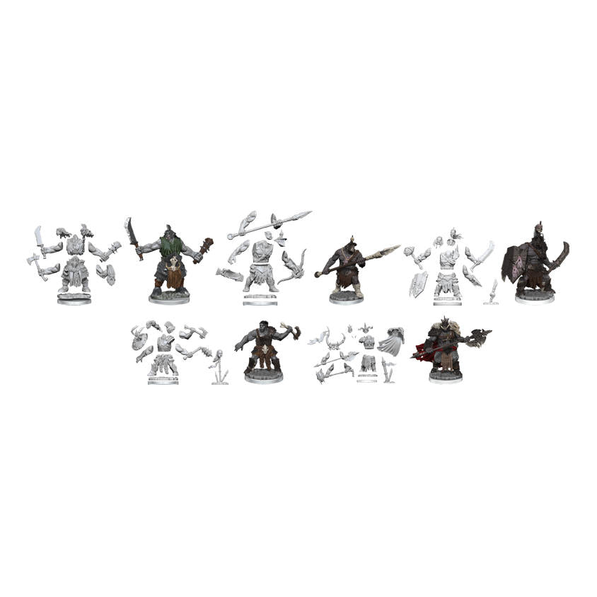Dungeons & Dragons Frameworks Orc Miniatures 7-Fig Multi-Pack Wizkids 75066