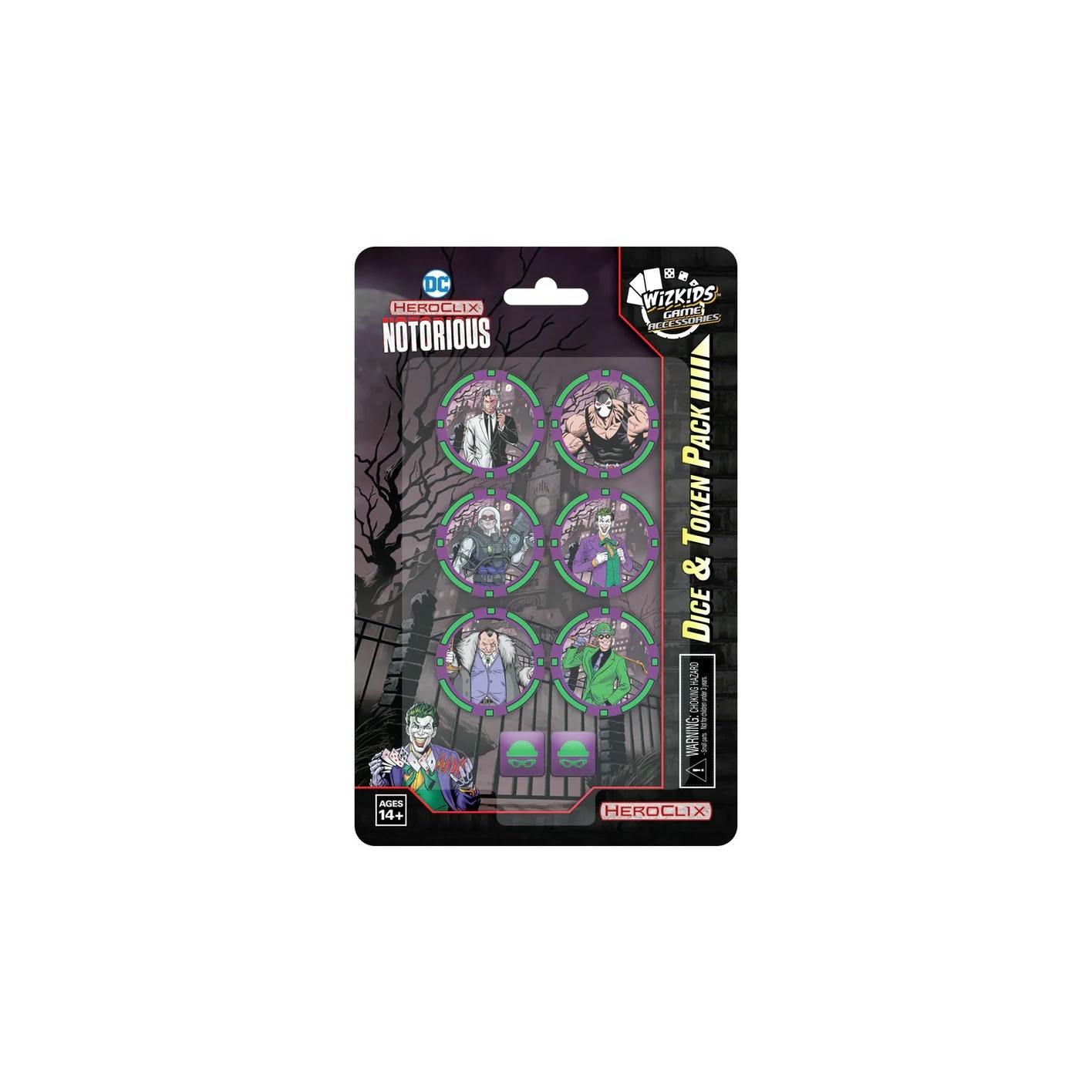 Image of DC Comics Heroclix Notorious Dice & Tokens Pack WZK84036