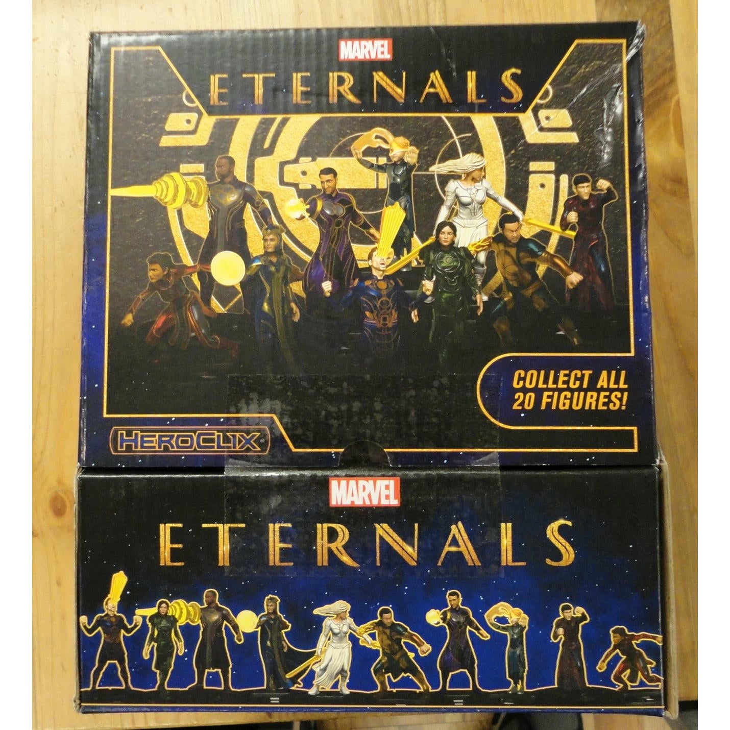 Image of Marvel Heroclix The Eternals Movie Gravity Feed Booster Display (24) WZK84776