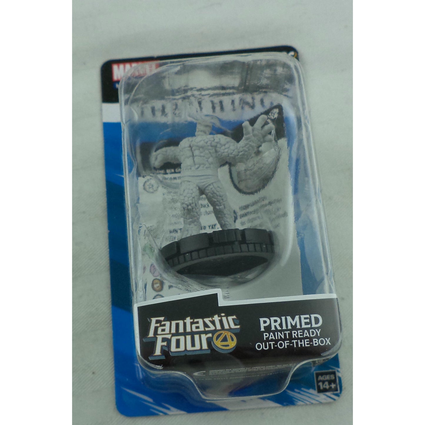 Image of Marvel Heroclix Miniatures Fantastic Four The Thing Unpainted Figure 84817