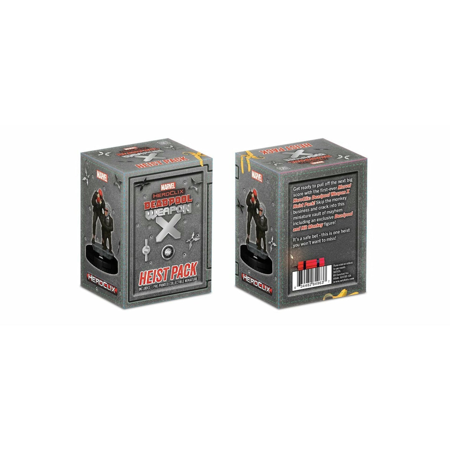 Image of Marvel Heroclix Deadpool Weapon X Heist Pack Deadpool & Hitmonkey WZK84963