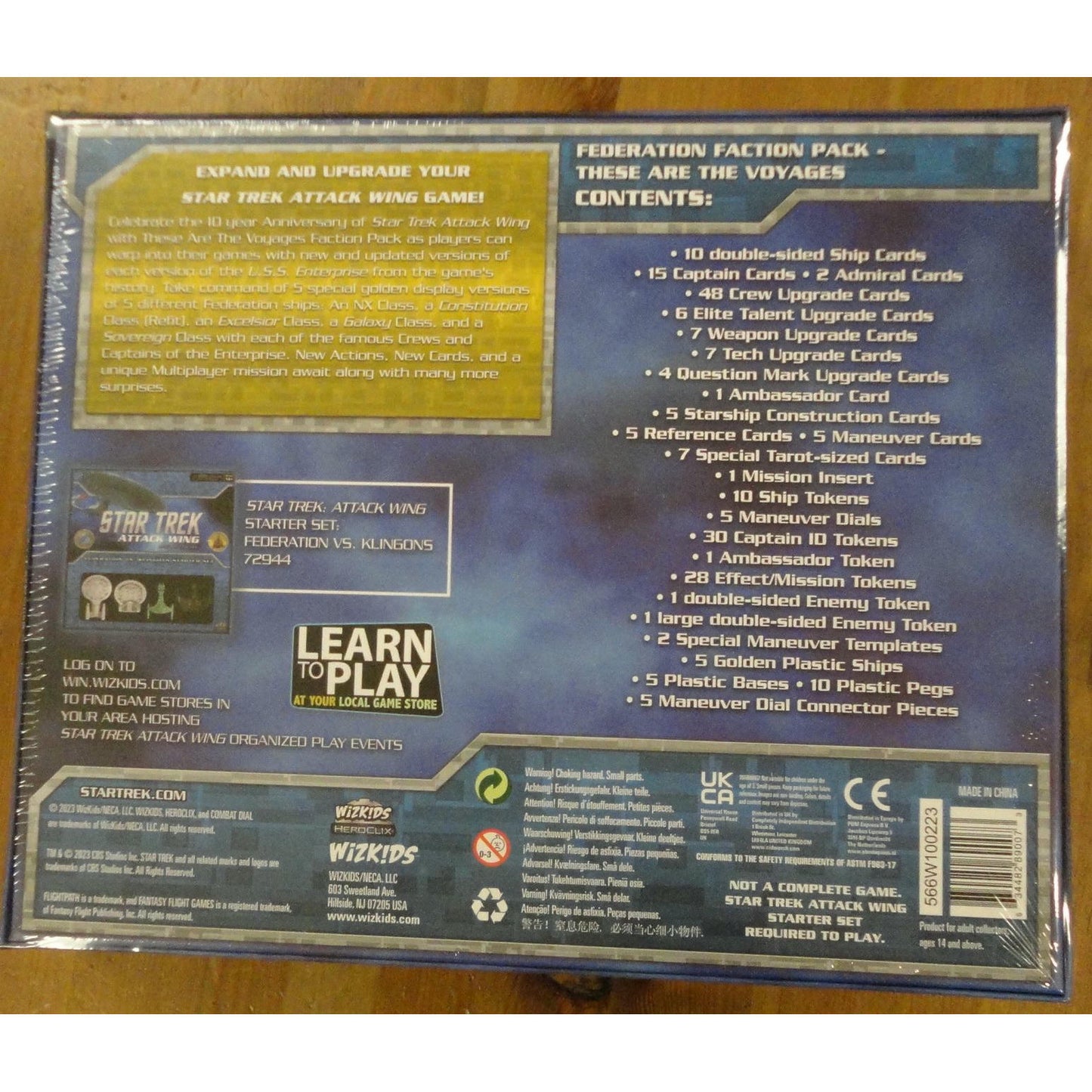 Image of Star Trek Attack Wing Federation Faction Pack: These are the Voyages WZK89007