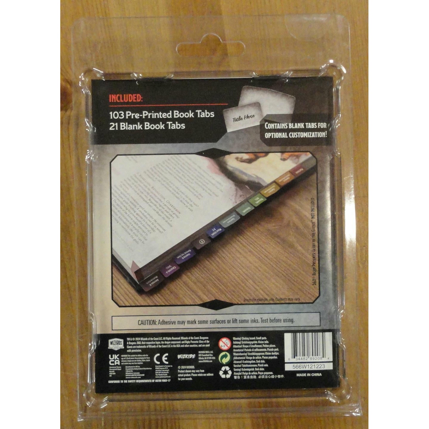 Image of Dungeons & Dragons 5E Bigby Presents Glory of the Giants Book Tabs 89208
