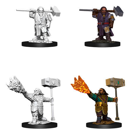 Dungeons & Dragons: Nolzur's Marvelous Unpainted Miniatures - W11 Male Dwarf Cleric