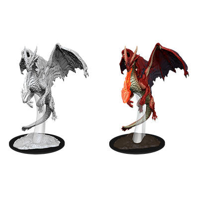 Dungeons & Dragon D&D Nolzur's Marvelous Fantasy Miniatures Young Red Dragon