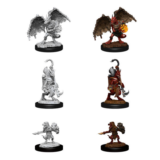 Dungeons & Dragons: Nolzur's Marvelous Unpainted Miniatures - W12 Kobold Inventor Dragonshield & Sorcerer