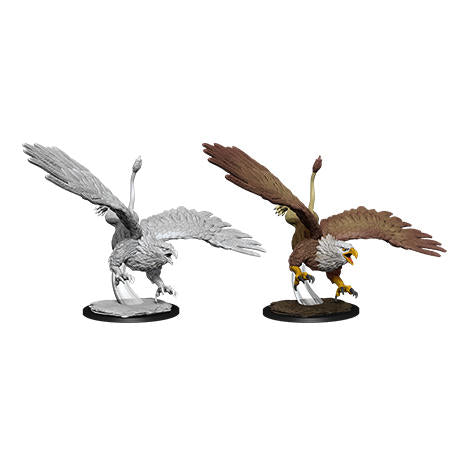Nolzur's Marelous Miniatures Diving Griffon Fantasy Miniature 90076 Unpainted