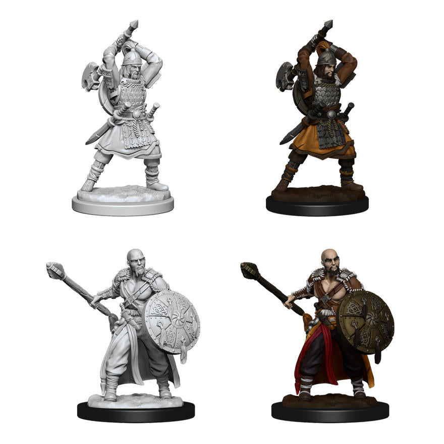 Dungeons & Dragon D&D Deep Cuts Fantasy Miniatures Male Human Barbarian 90138