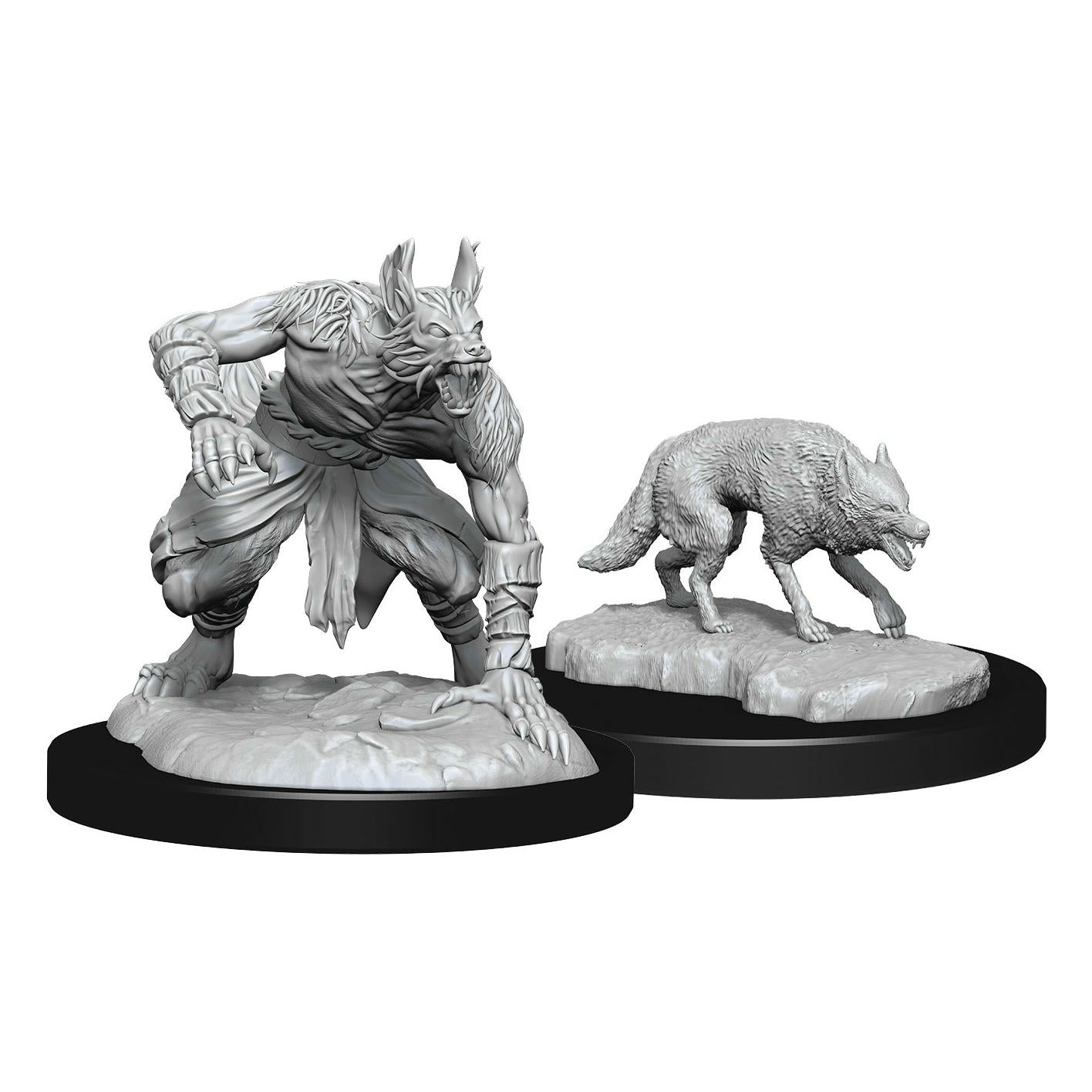Image of Nolzur's Marvelous Fantasy Miniatures Jackalwere & Jackal WZK90244