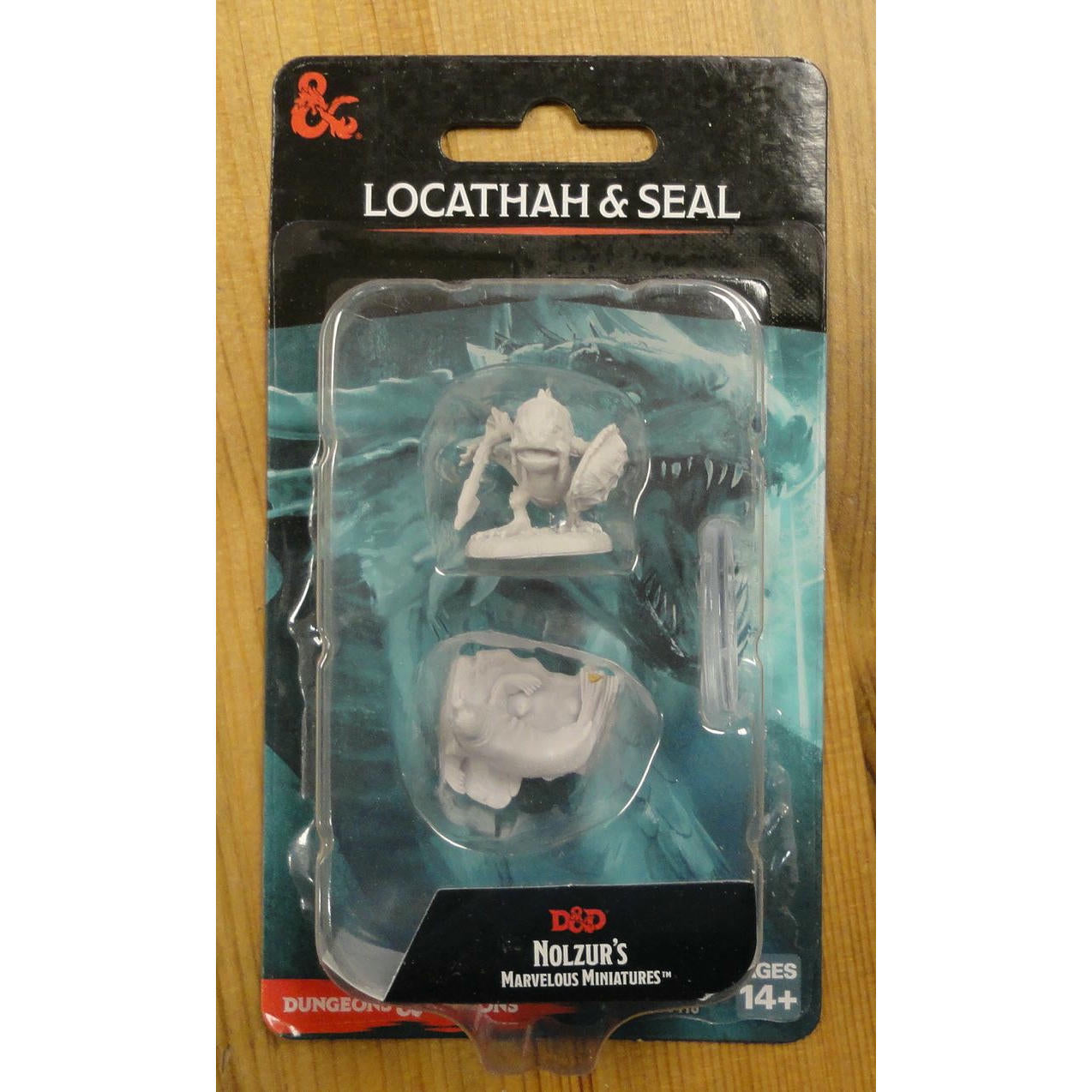 Image of Dungeons & Dragon D&D Nolzur's Miniatures Locathah & Seal (2pcs) WZK90418
