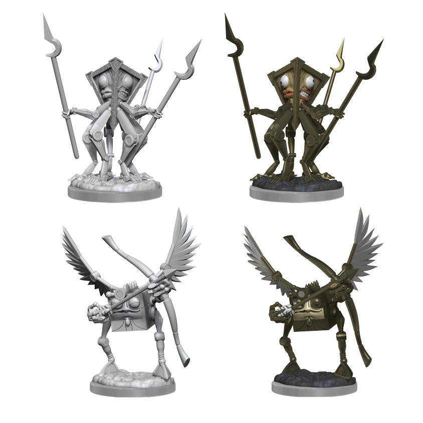 Dungeons & Dragons Nolzur`s Marvelous Modrons Unpainted Miniatures