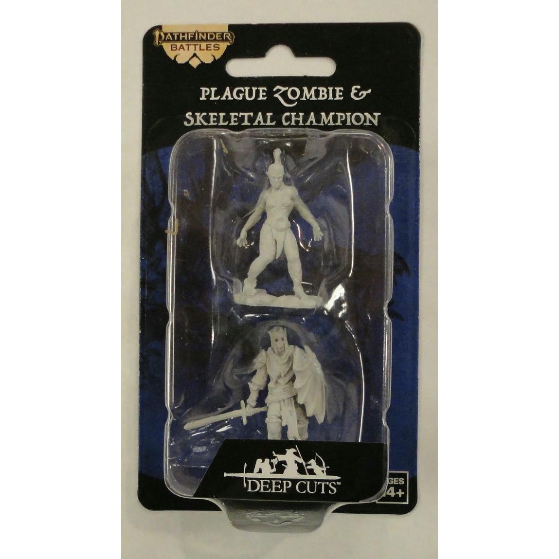 Image of Pathfinder Battles Deep Cuts Fantasy Miniatures Plague Zombie/Skeletal Champion