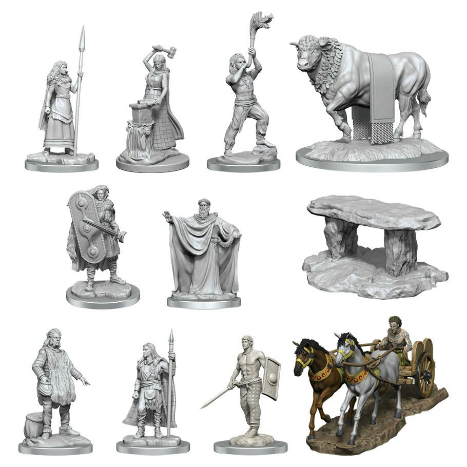 Image of Brigante Celts Deep Cuts Unpainted Miniatures by Wizkids WZK90454