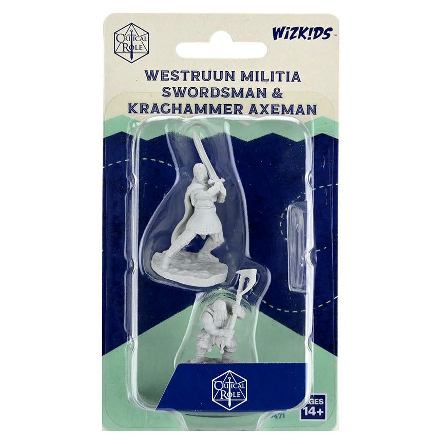 Image of Dungeons & Dragons Critical Role Westruun Militia Swordsman/Krachammer Axeman