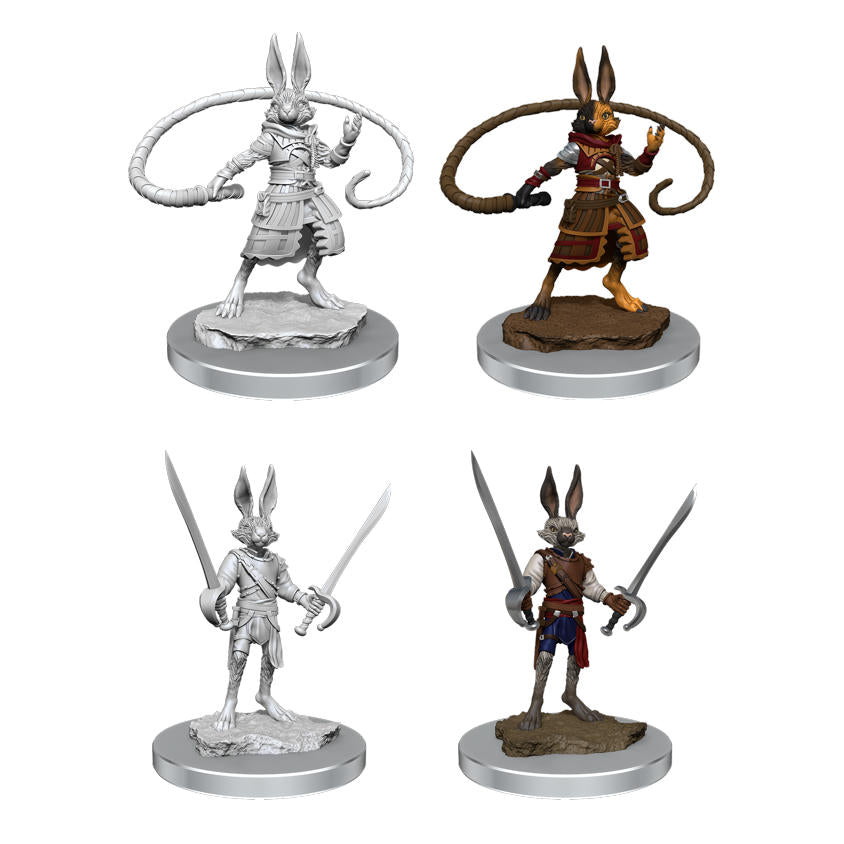 Dungeons & Dragon D&D Nolzur's Miniatures Harengon Rogues (2pcs) WZK90487