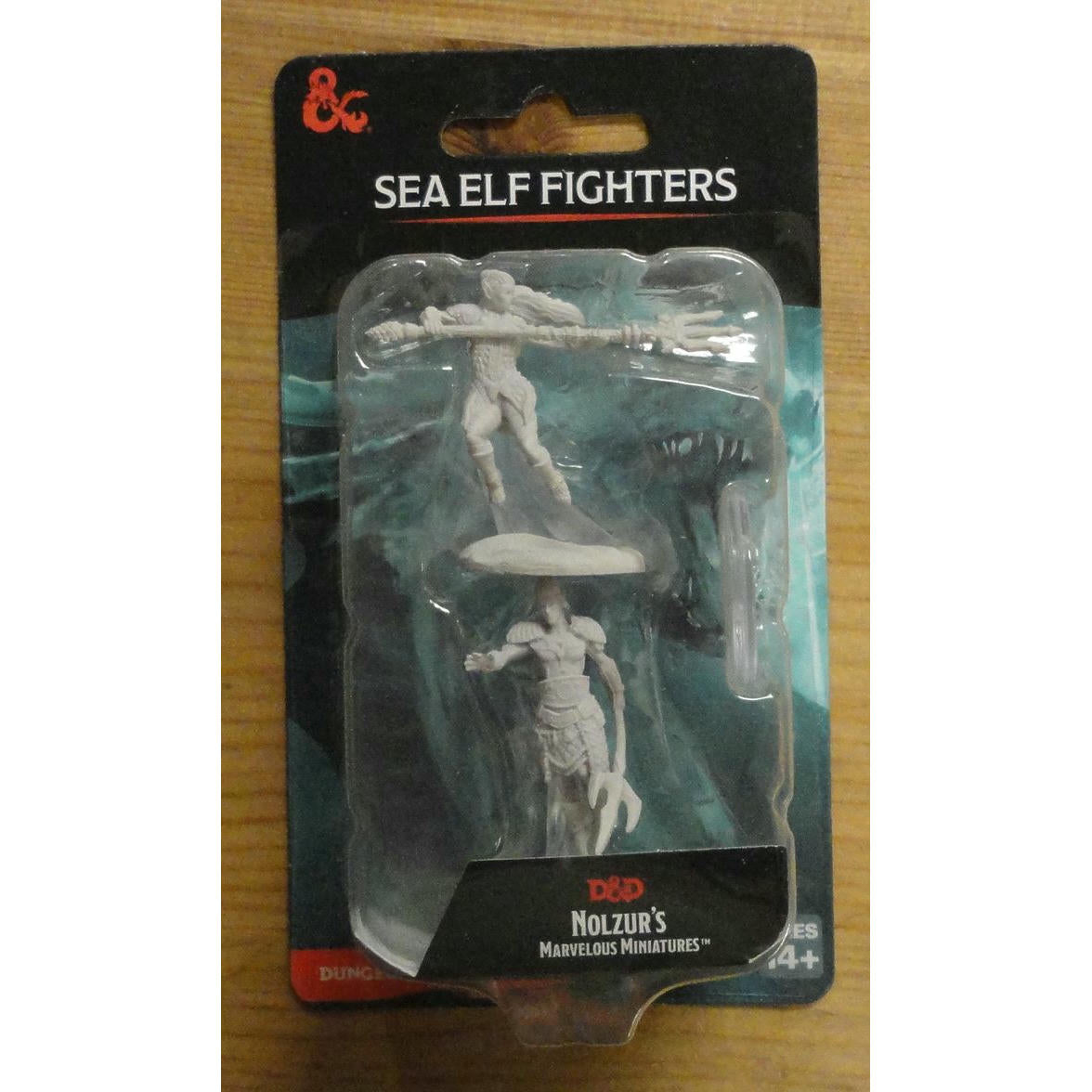 Image of Dungeons & Dragon D&D Nolzur's Miniatures Sea Elf Fighters (2pcs) WZK90613