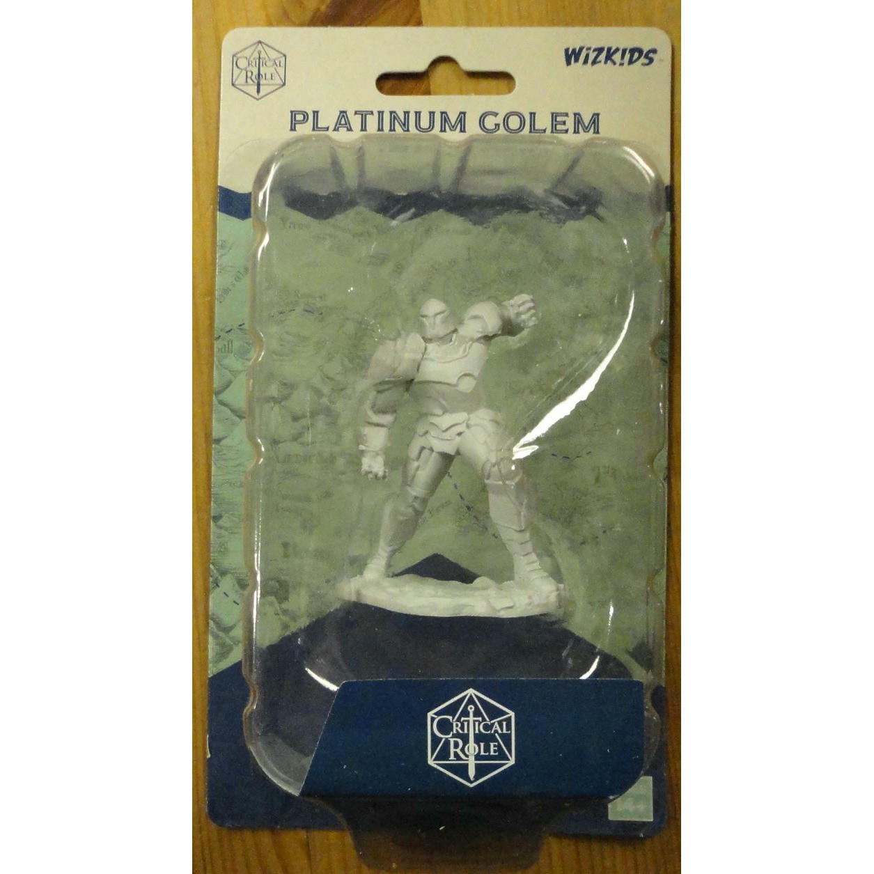 Image of Critical Role Platinum Golem Unpainted Fantasty Miniature Wizkids WZK90630