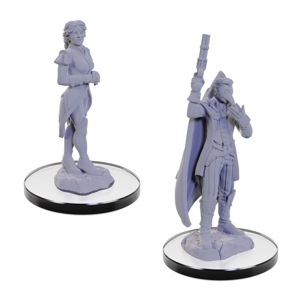 Critical Role Percival & Cassandra de Rolo Unpainted Fantasy Miniatures WZK90664