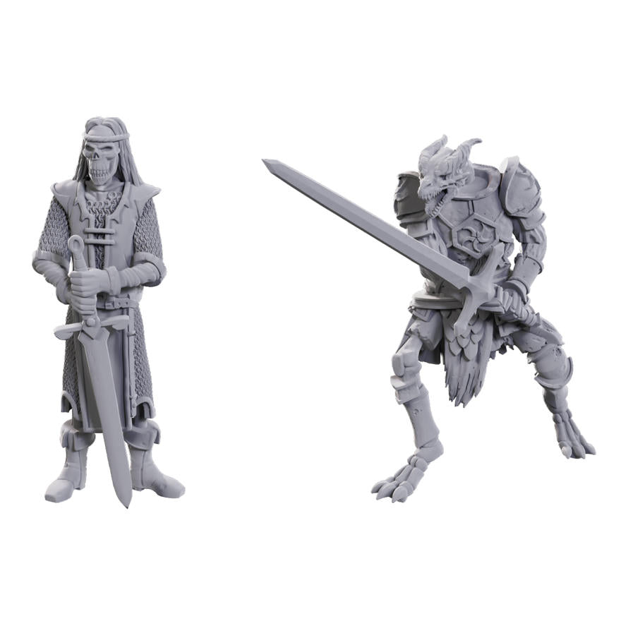 D&D Unpainted Limited Edition 50th Anniversary Skeleton Knights