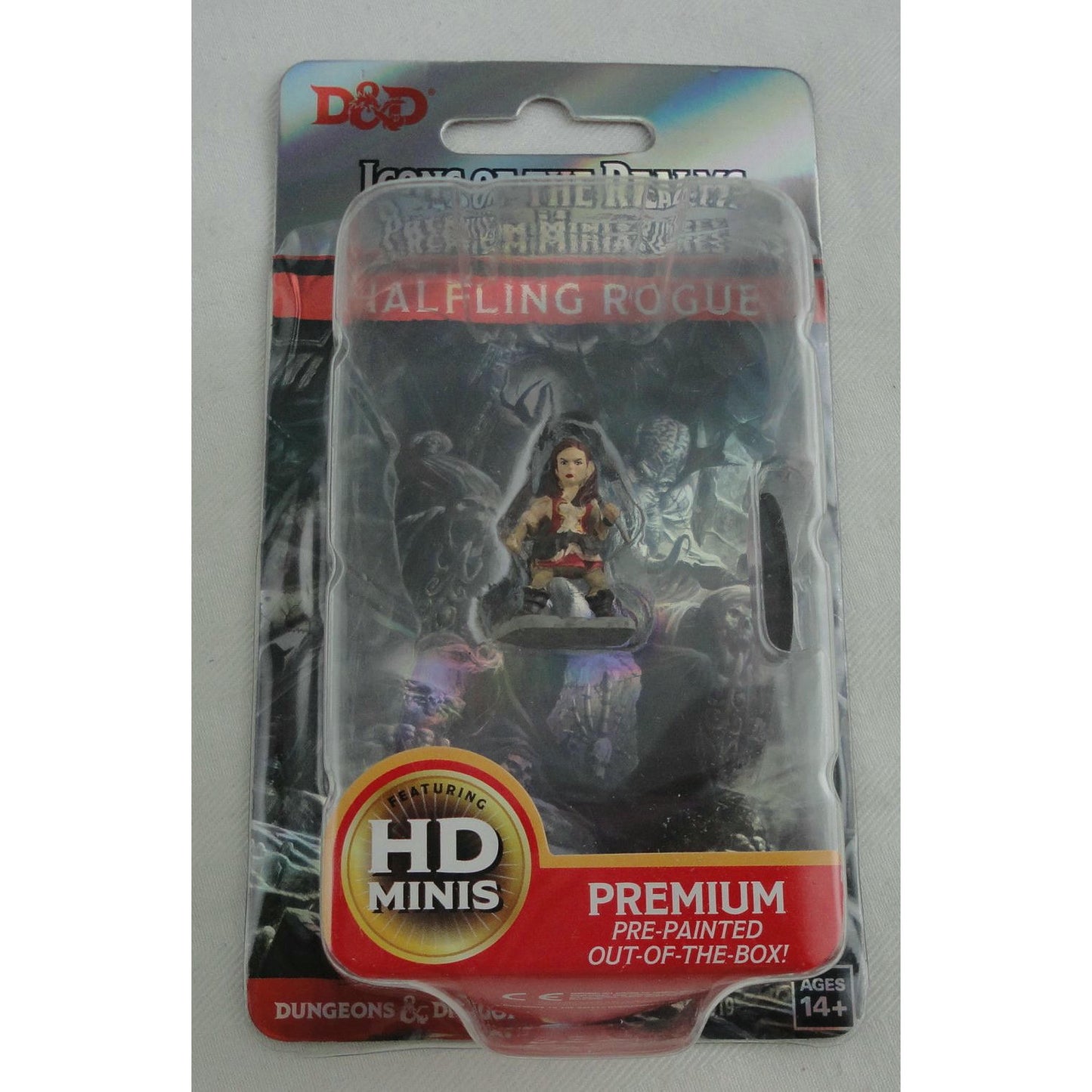 Image of D&D Female Halfling Rogue Premium Painted Fantasy Miniature WZK93019 Wizkids