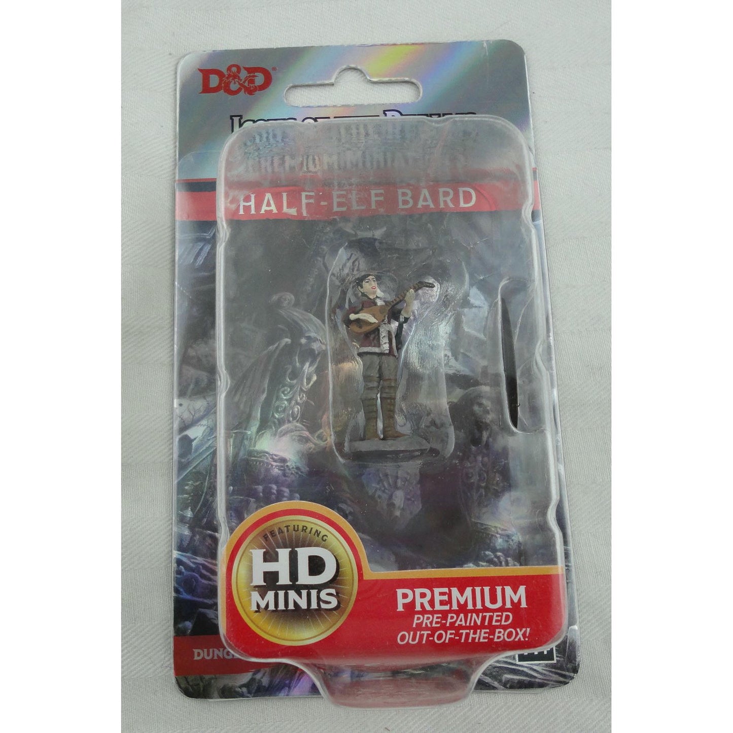 Image of D&D Female Half-Elf Bard Premium Painted Fantasy Miniature WZK93028 Wizkids