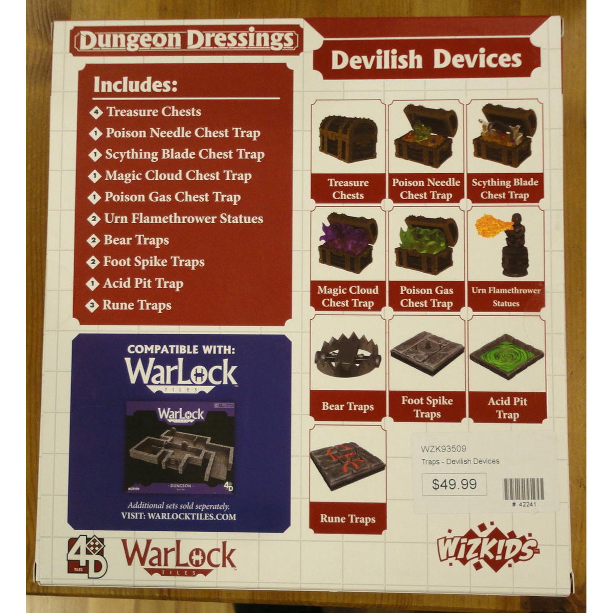 Image of Warlock Tiles Painted Fantasy Scenery Dungeon Dressings Devilish Devices (Traps)