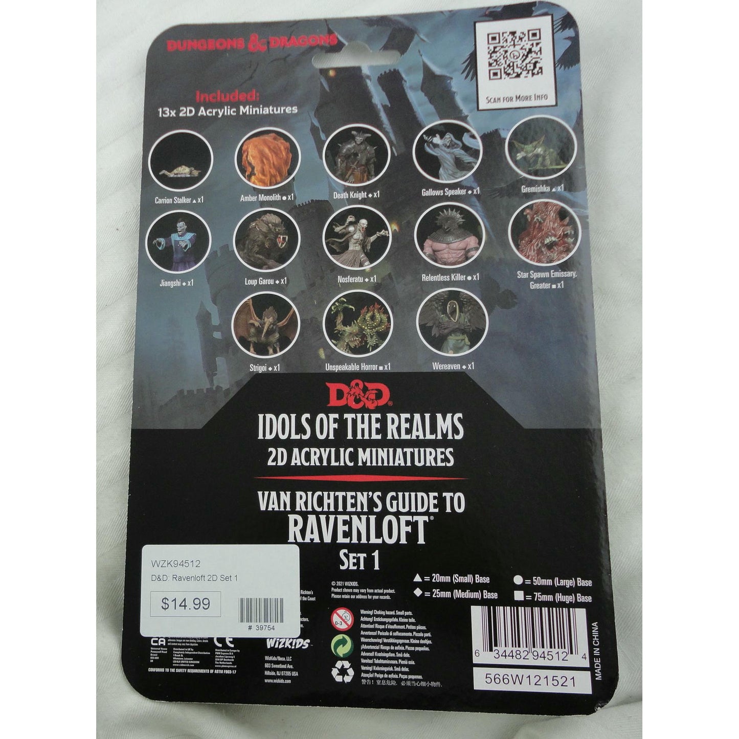 Image of D&D Icons of the Realms 2D Essentials Van Richten's Guide to Ravenloft Set 1