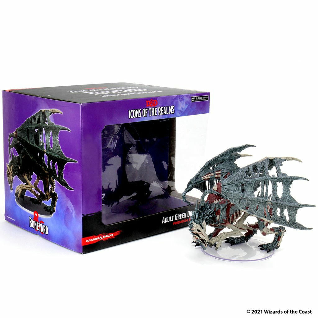 Image of D & D Icons of the Realms Boneyard Adult Green Dracolich Dracolich WZK96039