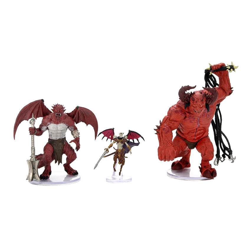 Dungeons & Dragons Archdevils Hutijin, Moloch & Titus PAINTED Fantasy Miniatures