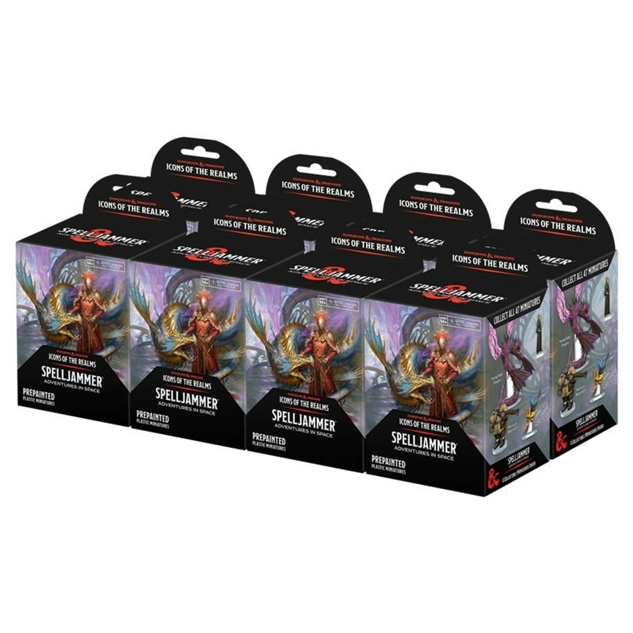 Image of D&D Icons of the Realms Spelljammer Aventures in Space Miniatures Booster Brick