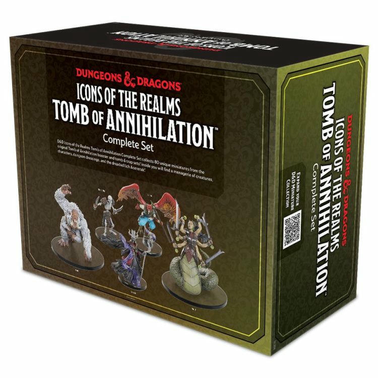 Image of Dungeons & Dragon D&D Tomb of Annihilation Complete Painted Minaitures Set 96308